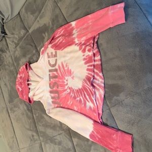 Justice active hooded sweatshirt. Girls size 10